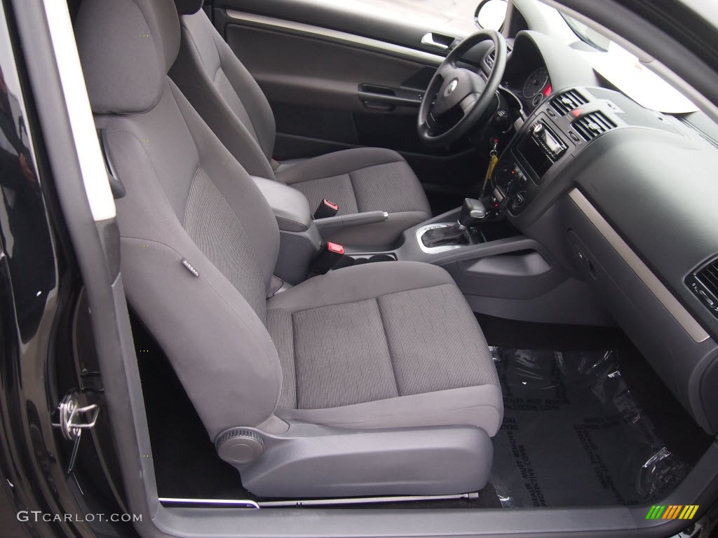 2008 Rabbit 2 Door - Black / Anthracite Black photo #5