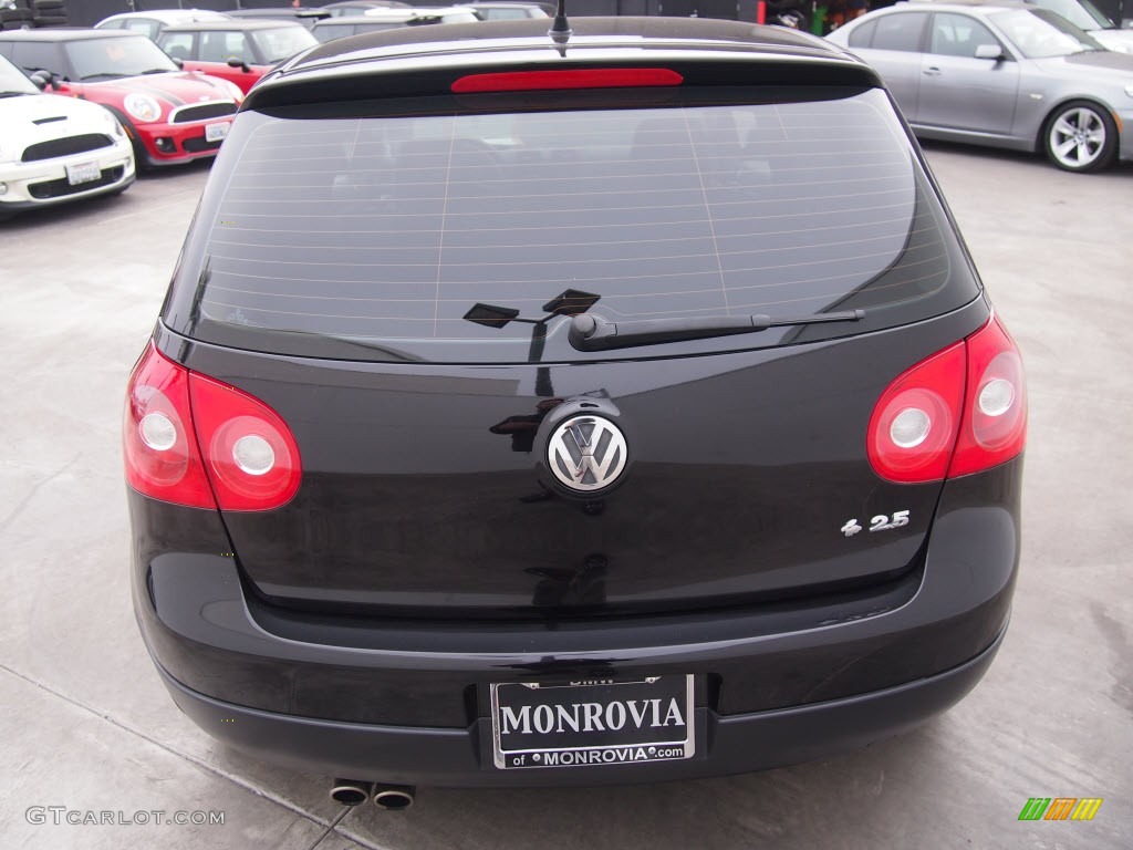 2008 Rabbit 2 Door - Black / Anthracite Black photo #8