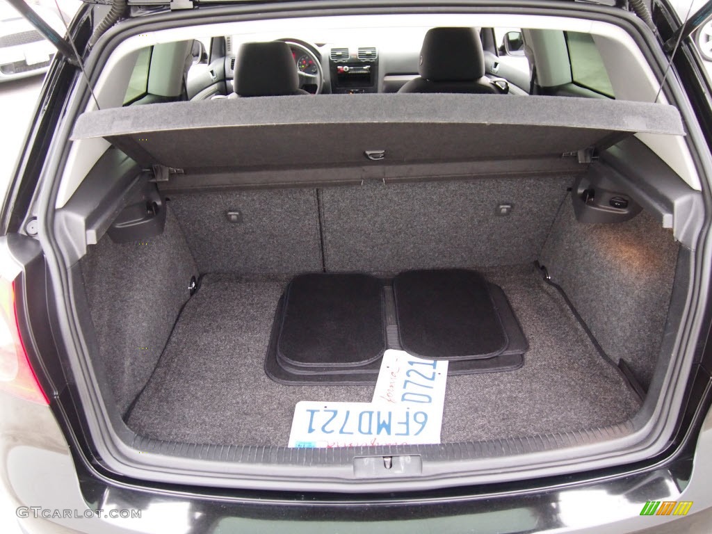 2008 Rabbit 2 Door - Black / Anthracite Black photo #9
