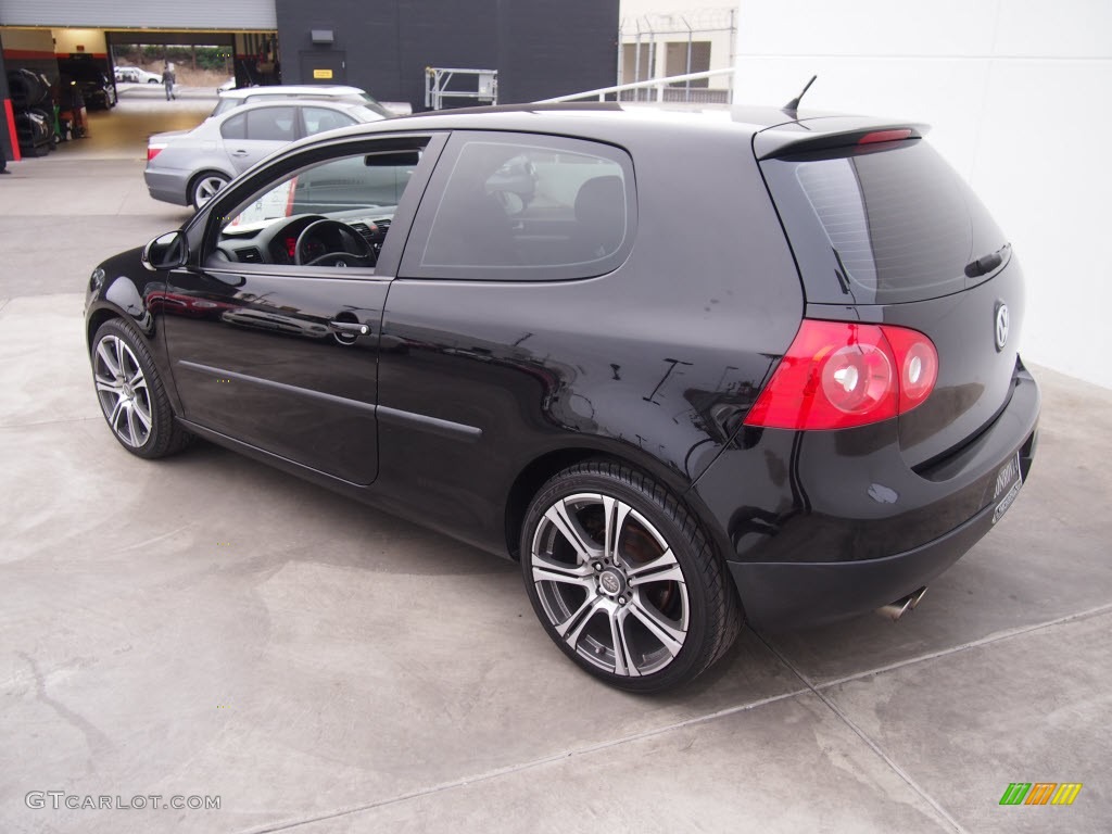 2008 Rabbit 2 Door - Black / Anthracite Black photo #10