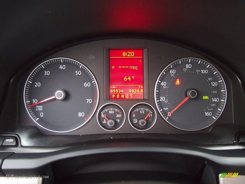 2008 Volkswagen Rabbit 2 Door Gauges Photo #90063517