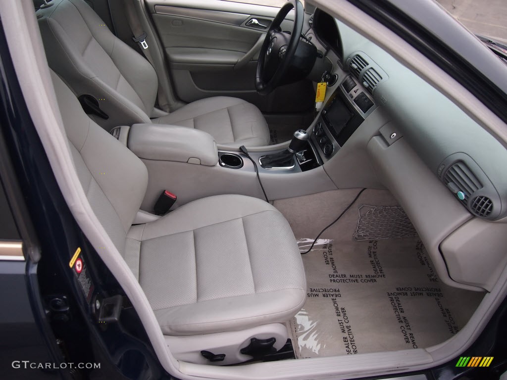 2005 C 230 Kompressor Sedan - Midnight Blue / Ash photo #3