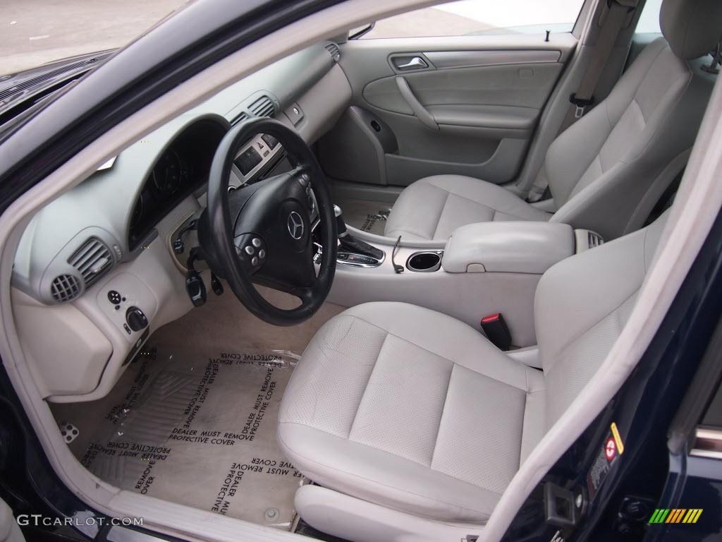 2005 C 230 Kompressor Sedan - Midnight Blue / Ash photo #14