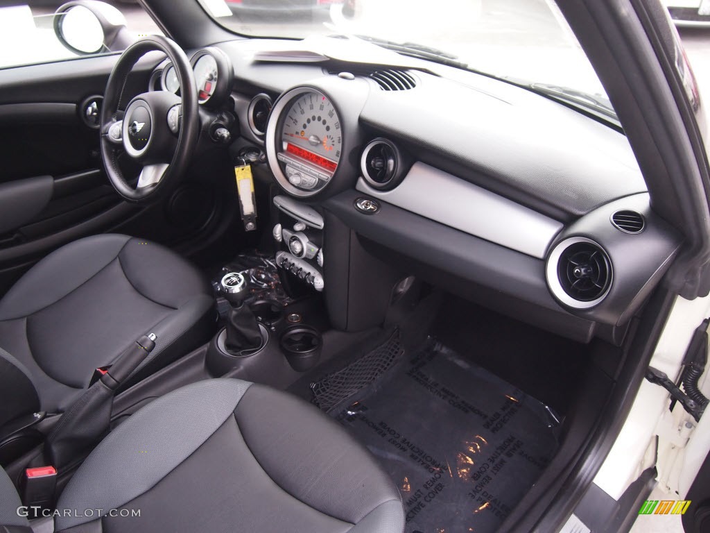 2010 Cooper Convertible - Pepper White / Grey/Carbon Black photo #5