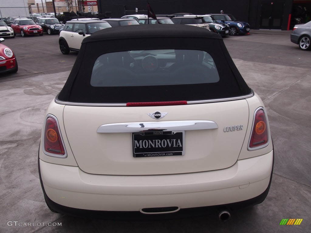 2010 Cooper Convertible - Pepper White / Grey/Carbon Black photo #8