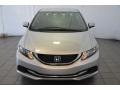 2014 Alabaster Silver Metallic Honda Civic LX Sedan  photo #2