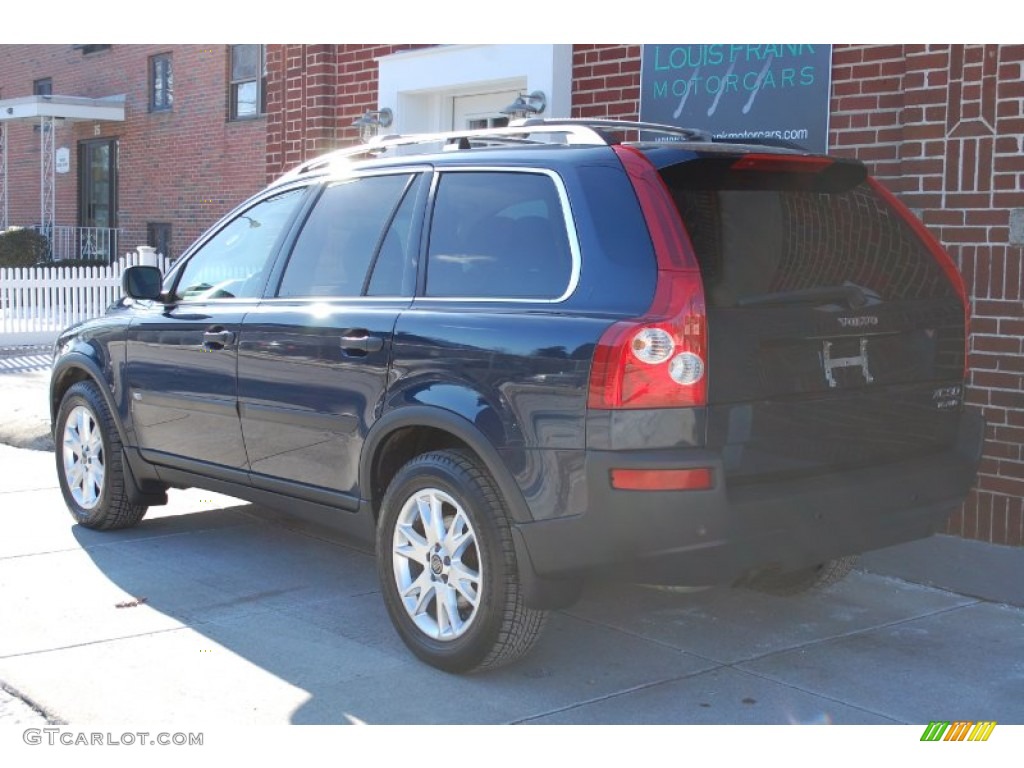 2004 XC90 T6 AWD - Nautic Blue Metallic / Taupe/Light Taupe photo #4