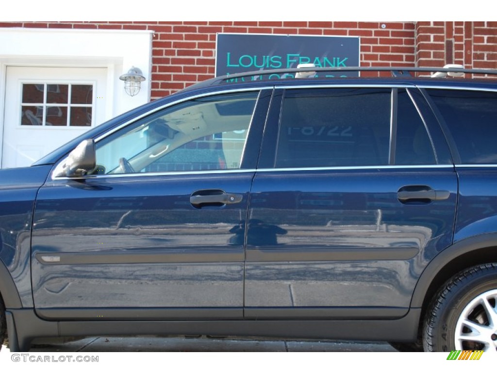 2004 XC90 T6 AWD - Nautic Blue Metallic / Taupe/Light Taupe photo #11