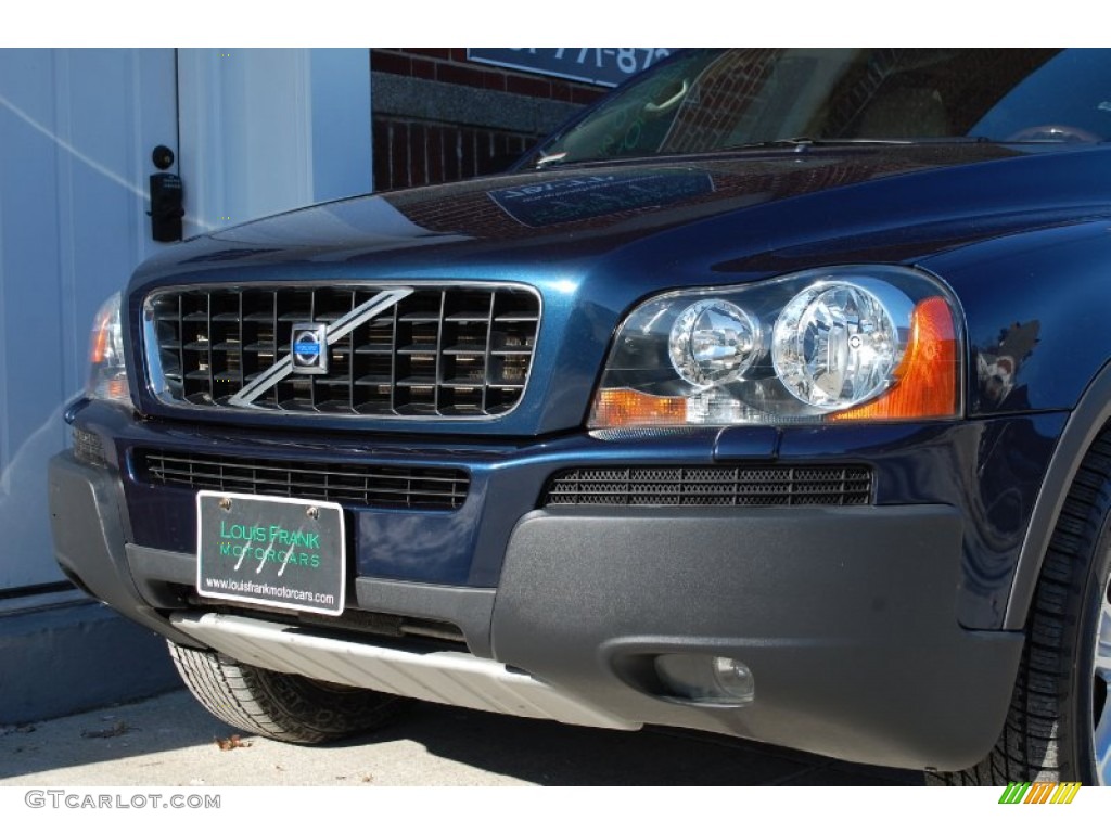 2004 XC90 T6 AWD - Nautic Blue Metallic / Taupe/Light Taupe photo #17