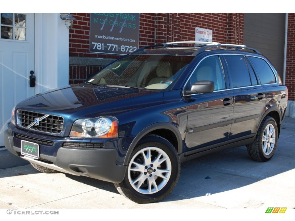 2004 XC90 T6 AWD - Nautic Blue Metallic / Taupe/Light Taupe photo #31