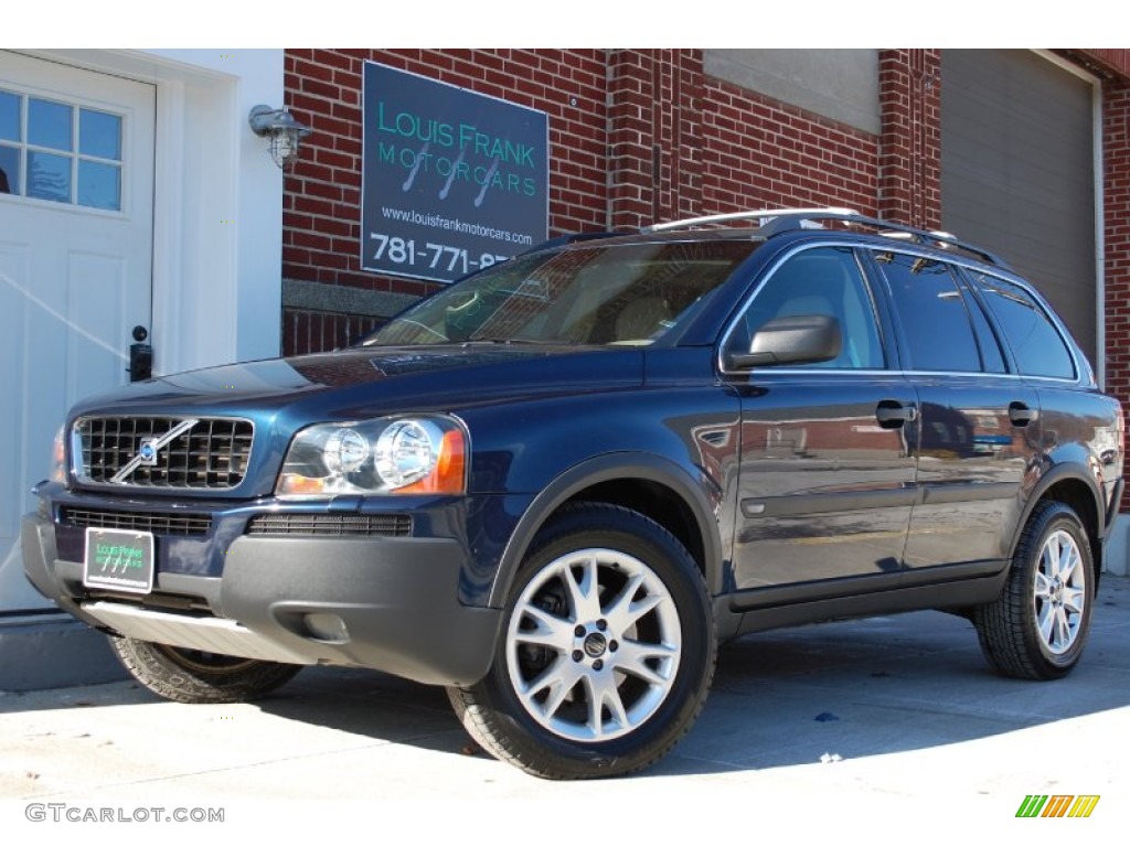2004 XC90 T6 AWD - Nautic Blue Metallic / Taupe/Light Taupe photo #32