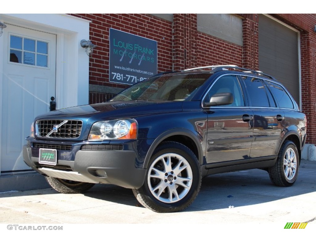 2004 XC90 T6 AWD - Nautic Blue Metallic / Taupe/Light Taupe photo #33