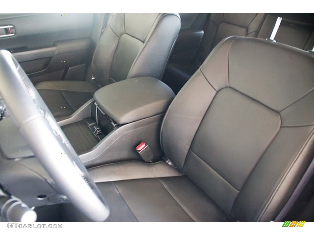 2014 Pilot EX-L - Modern Steel Metallic / Black photo #11