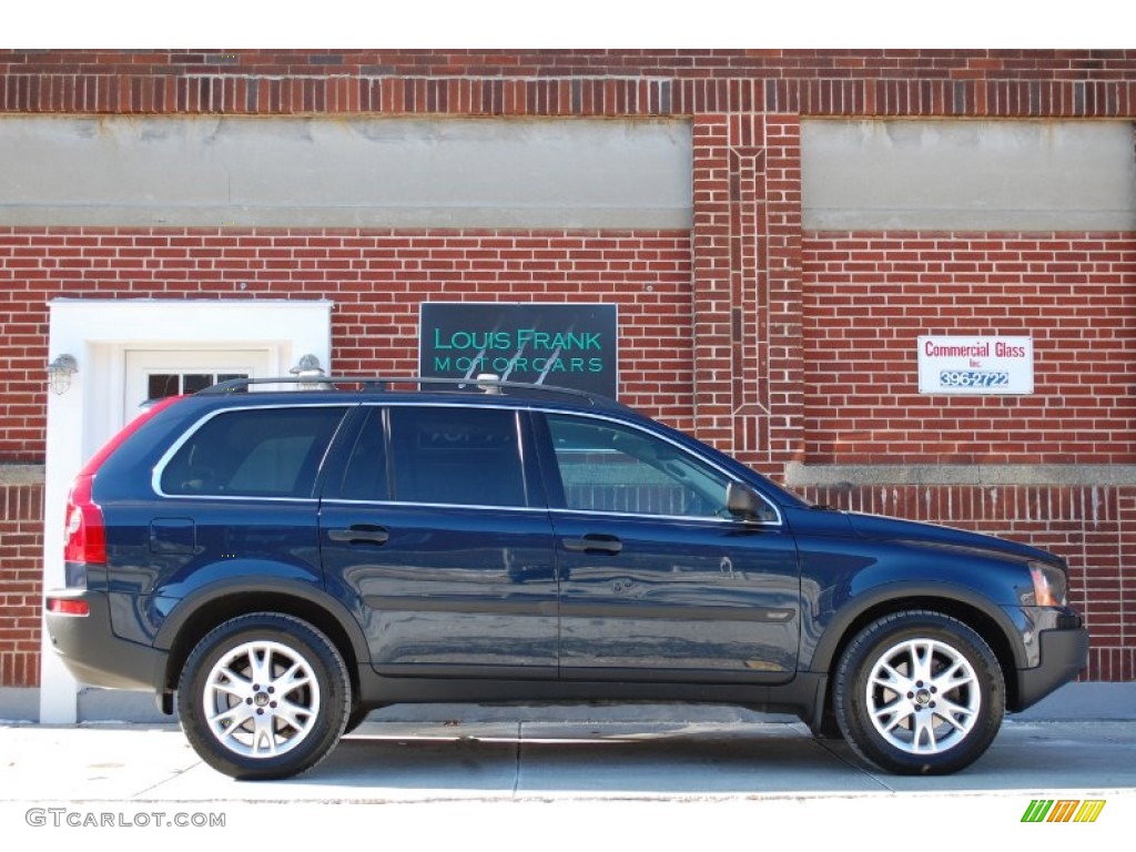 2004 XC90 T6 AWD - Nautic Blue Metallic / Taupe/Light Taupe photo #42