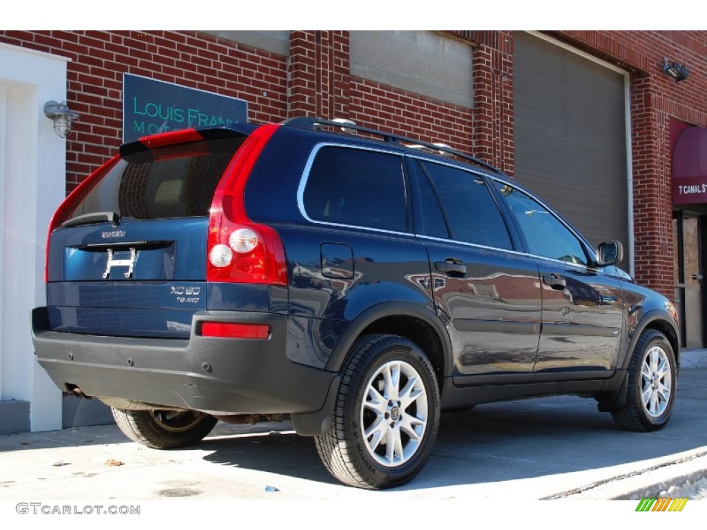 2004 XC90 T6 AWD - Nautic Blue Metallic / Taupe/Light Taupe photo #44