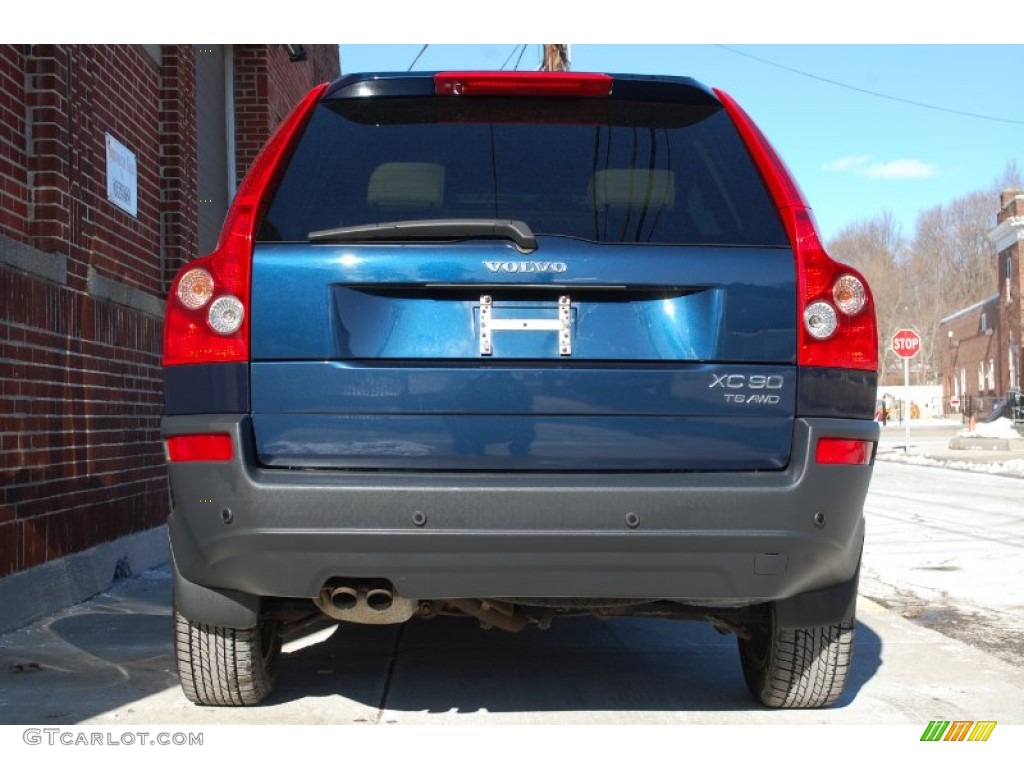 2004 XC90 T6 AWD - Nautic Blue Metallic / Taupe/Light Taupe photo #48