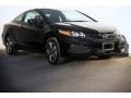 Crystal Black Pearl - Civic EX Coupe Photo No. 1
