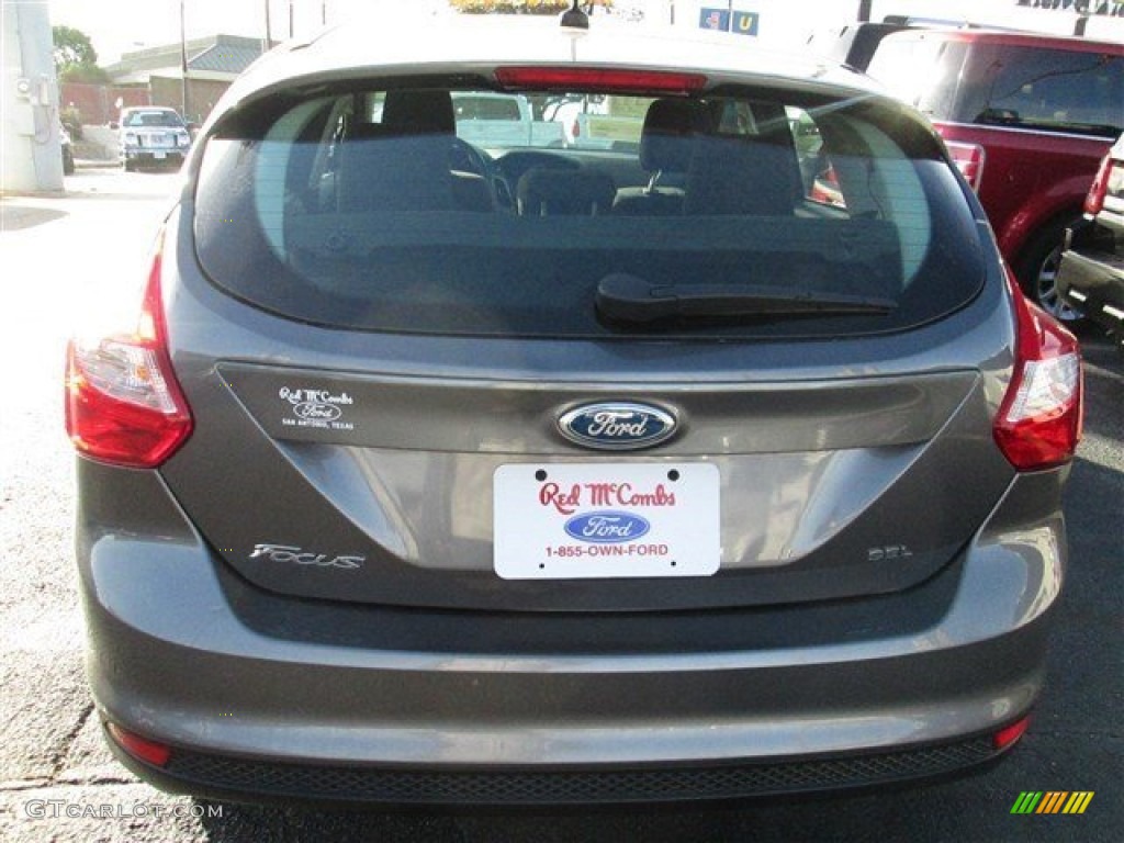 2012 Focus SEL 5-Door - Sterling Grey Metallic / Charcoal Black photo #5