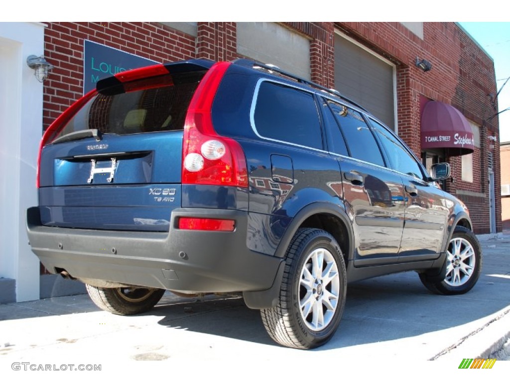 2004 XC90 T6 AWD - Nautic Blue Metallic / Taupe/Light Taupe photo #69