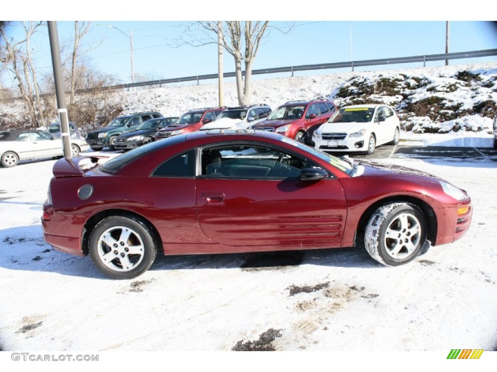 2005 Eclipse GS Coupe - Ultra Red Pearl / Midnight photo #4