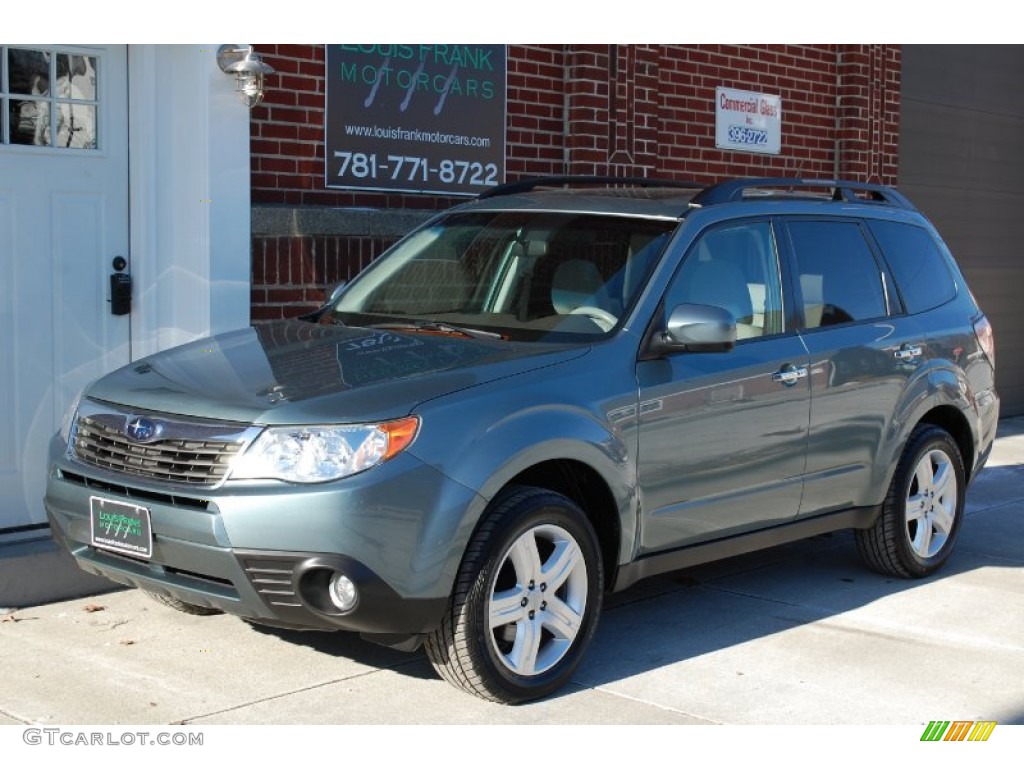 2009 Forester 2.5 X L.L.Bean Edition - Sage Green Metallic / Platinum photo #2