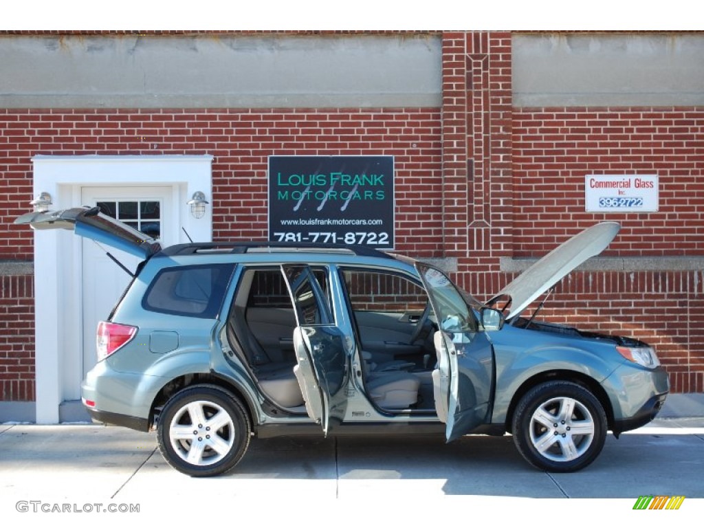 2009 Forester 2.5 X L.L.Bean Edition - Sage Green Metallic / Platinum photo #14