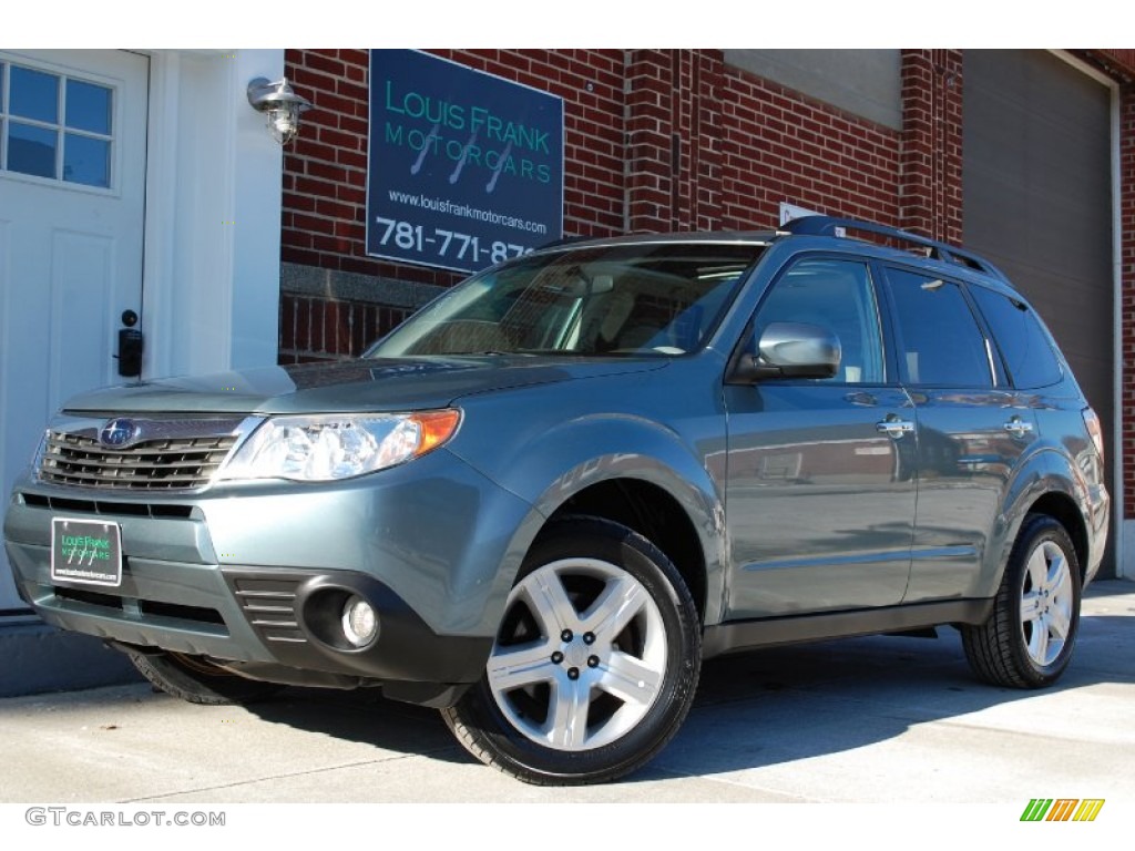 2009 Forester 2.5 X L.L.Bean Edition - Sage Green Metallic / Platinum photo #47