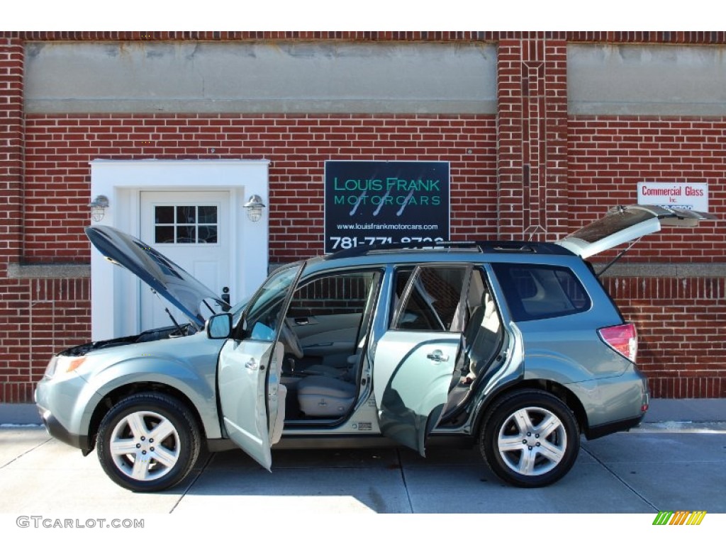 2009 Forester 2.5 X L.L.Bean Edition - Sage Green Metallic / Platinum photo #64