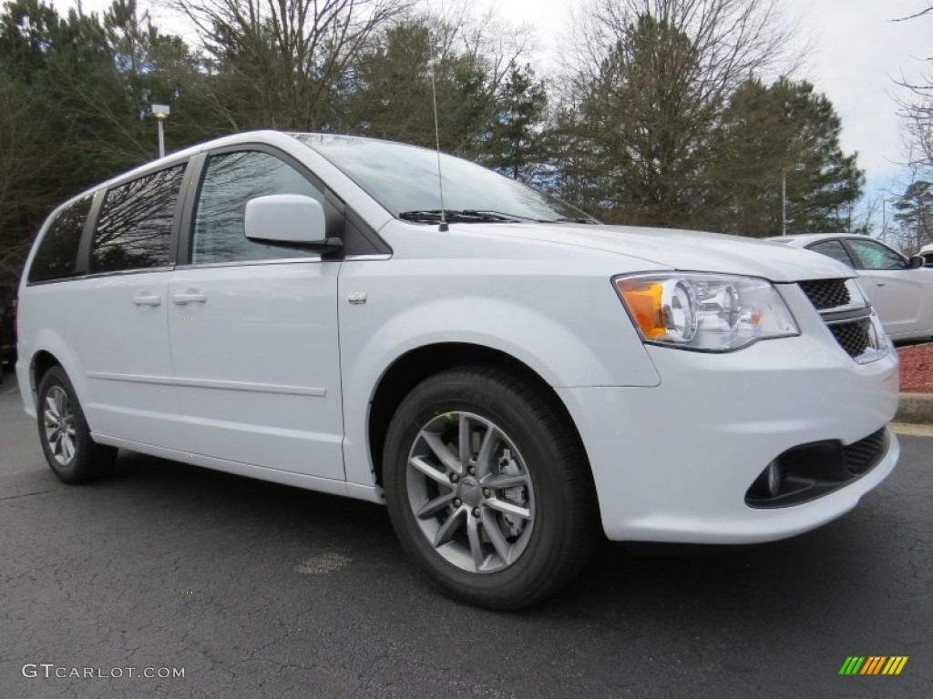 2014 Grand Caravan SXT 30th Anniversary Edition - Bright White / Black/Light Graystone photo #4