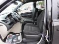 2014 Dodge Grand Caravan Black/Light Graystone Interior Front Seat Photo