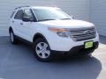 2014 Oxford White Ford Explorer FWD  photo #1