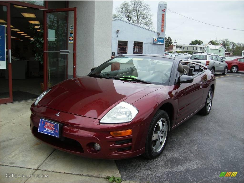 2003 Eclipse Spyder GS - Ultra Red Pearl / Midnight photo #2