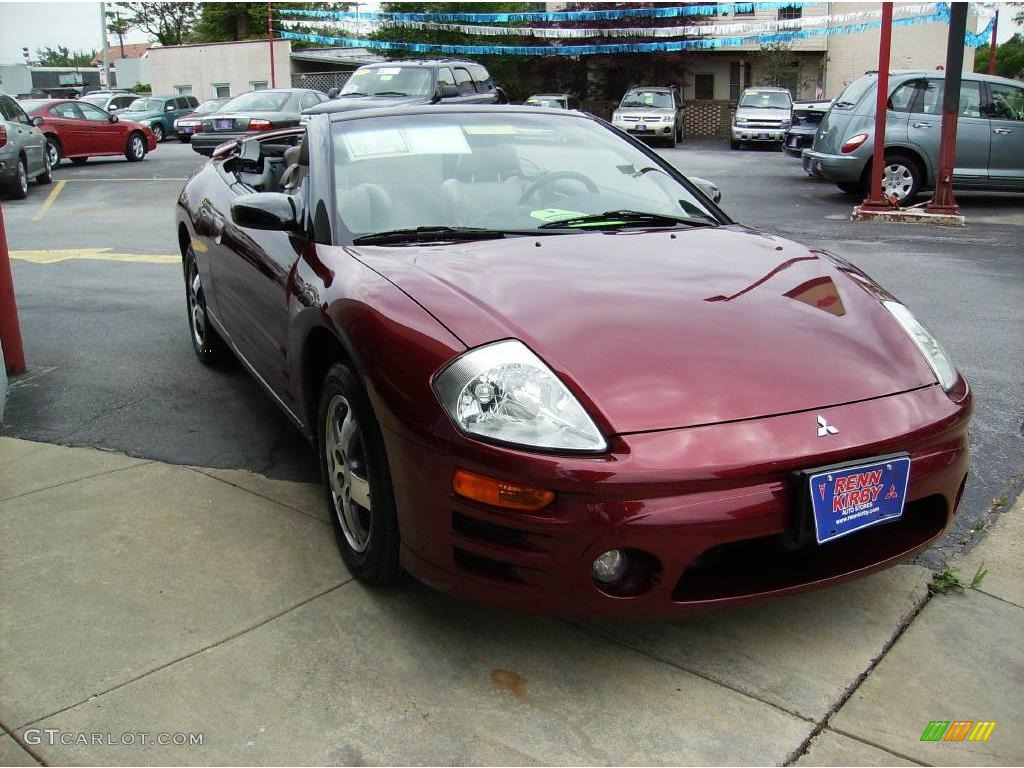 2003 Eclipse Spyder GS - Ultra Red Pearl / Midnight photo #3