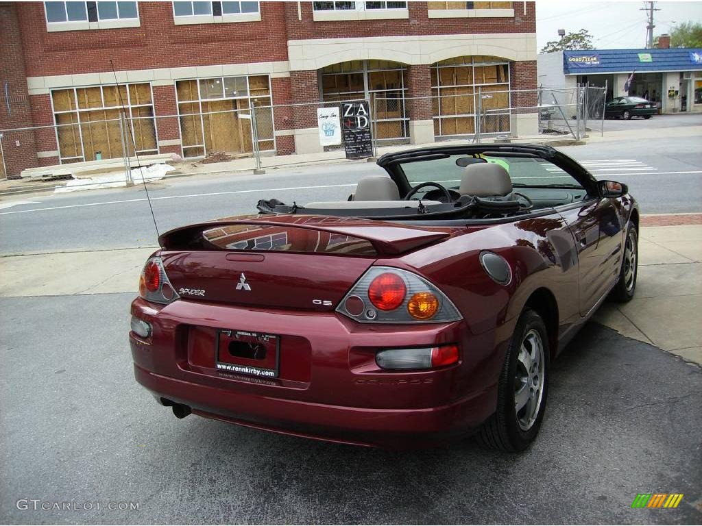 2003 Eclipse Spyder GS - Ultra Red Pearl / Midnight photo #4