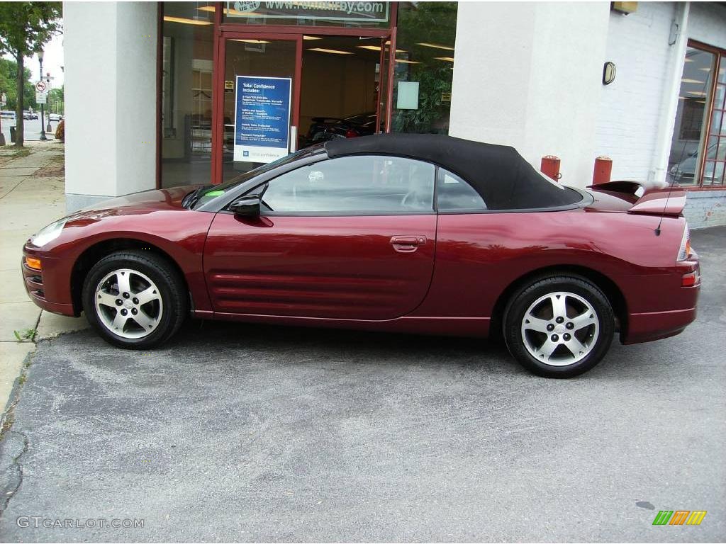 2003 Eclipse Spyder GS - Ultra Red Pearl / Midnight photo #11