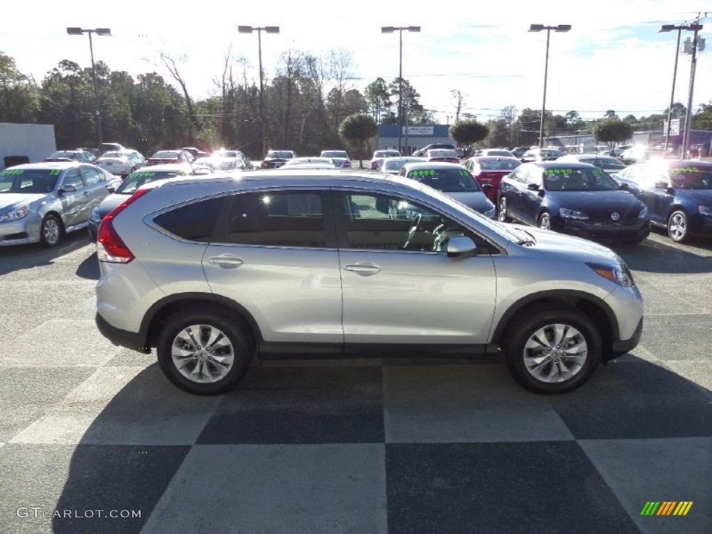 2014 CR-V EX-L AWD - Alabaster Silver Metallic / Black photo #3