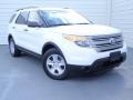 2014 Oxford White Ford Explorer FWD  photo #2