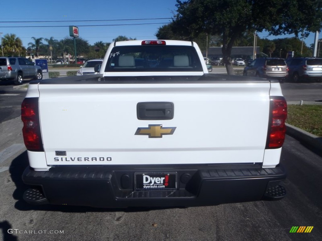 2014 Silverado 1500 WT Regular Cab - Summit White / Jet Black/Dark Ash photo #4