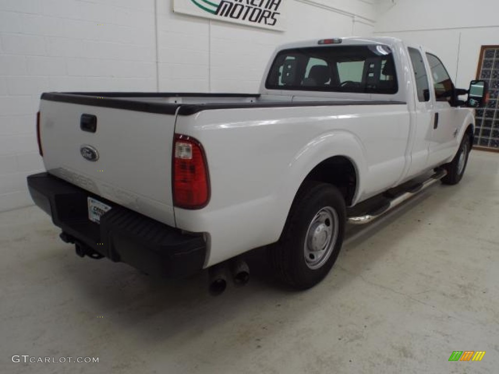 2012 F250 Super Duty XL SuperCab - Oxford White / Steel photo #4