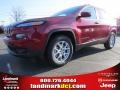 2014 Deep Cherry Red Crystal Pearl Jeep Cherokee Latitude 4x4  photo #1