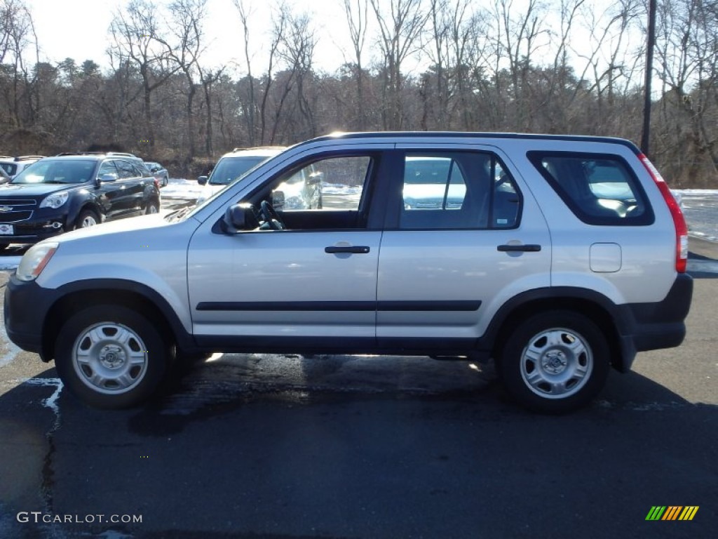 2006 CR-V LX - Alabaster Silver Metallic / Black photo #6