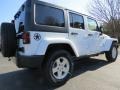 2014 Bright White Jeep Wrangler Unlimited Sport S 4x4  photo #3