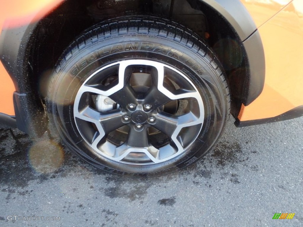2013 XV Crosstrek 2.0 Premium - Tangerine Orange Pearl / Black photo #5
