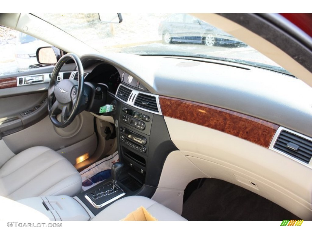 2005 Pacifica Touring AWD - Inferno Red Crystal Pearl / Light Taupe photo #7