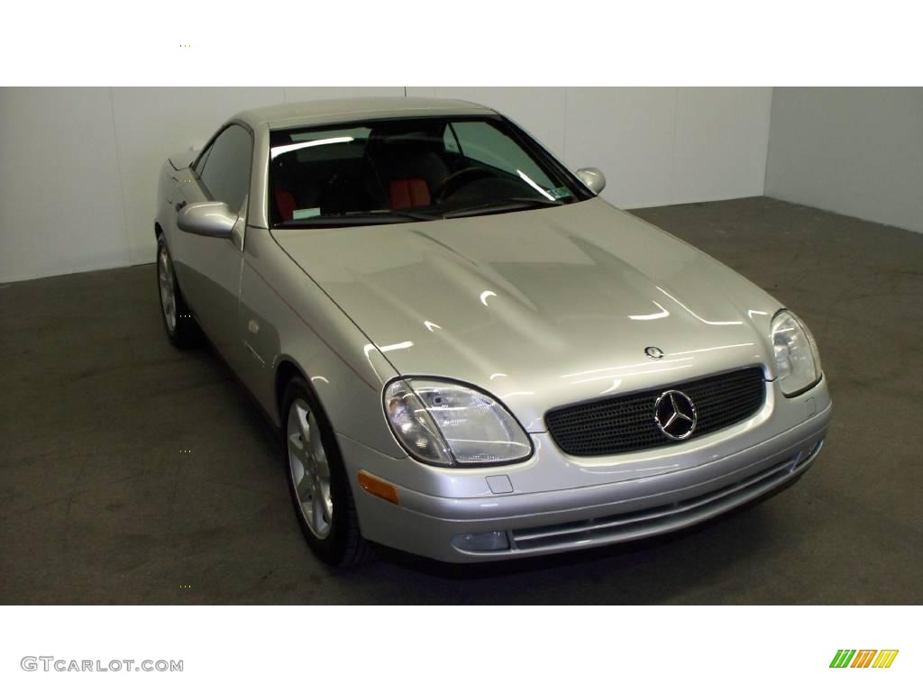 1999 Brilliant Silver Metallic MercedesBenz SLK 230 Kompressor