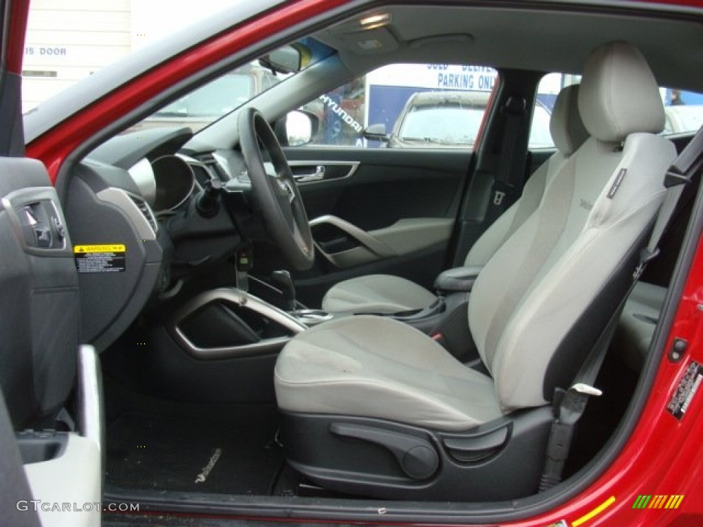 2012 Hyundai Veloster Standard Veloster Model Front Seat Photo #90078060