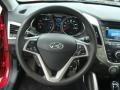 Gray 2012 Hyundai Veloster Standard Veloster Model Steering Wheel