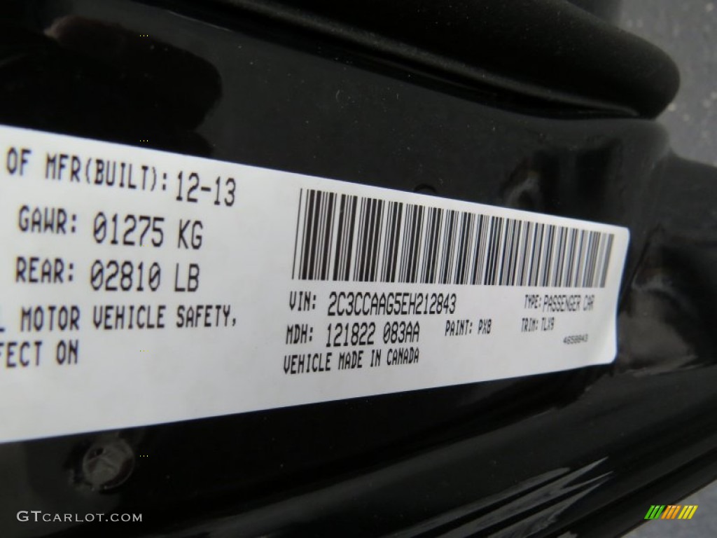 2014 300 Color Code PX8 for Gloss Black Photo #90078126