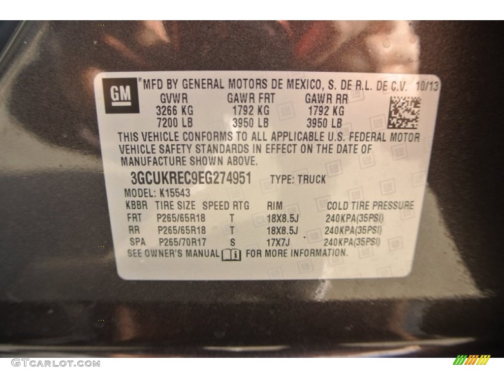 2014 Silverado 1500 LT Z71 Crew Cab 4x4 - Tungsten Metallic / Jet Black/Dark Ash photo #10