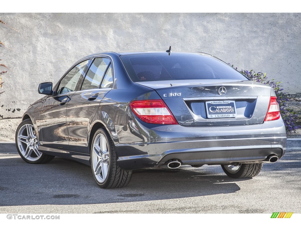 2009 C 300 Luxury - Steel Grey Metallic / Black photo #10